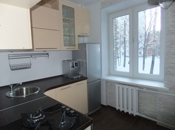 Ремонт кухни 6 кв.м с холодильником: 5 вариантов и 138 фото