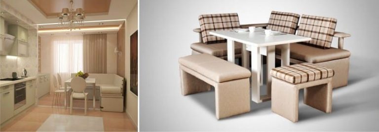 Кухонные уголки для кухни со столом и стульями фото — Блог о ...