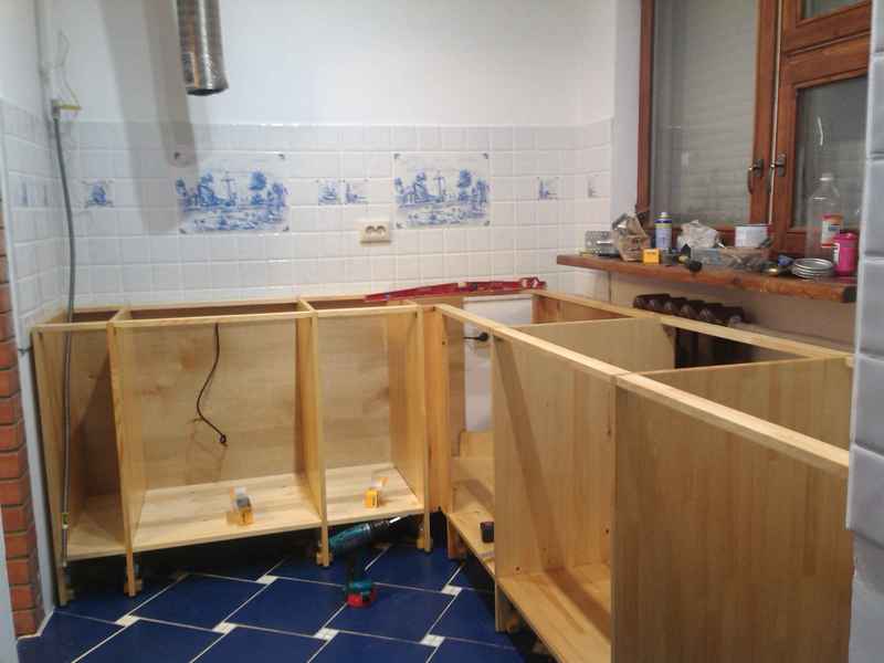Изготовление кухни из мебельных щитов